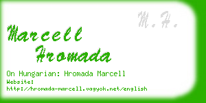 marcell hromada business card